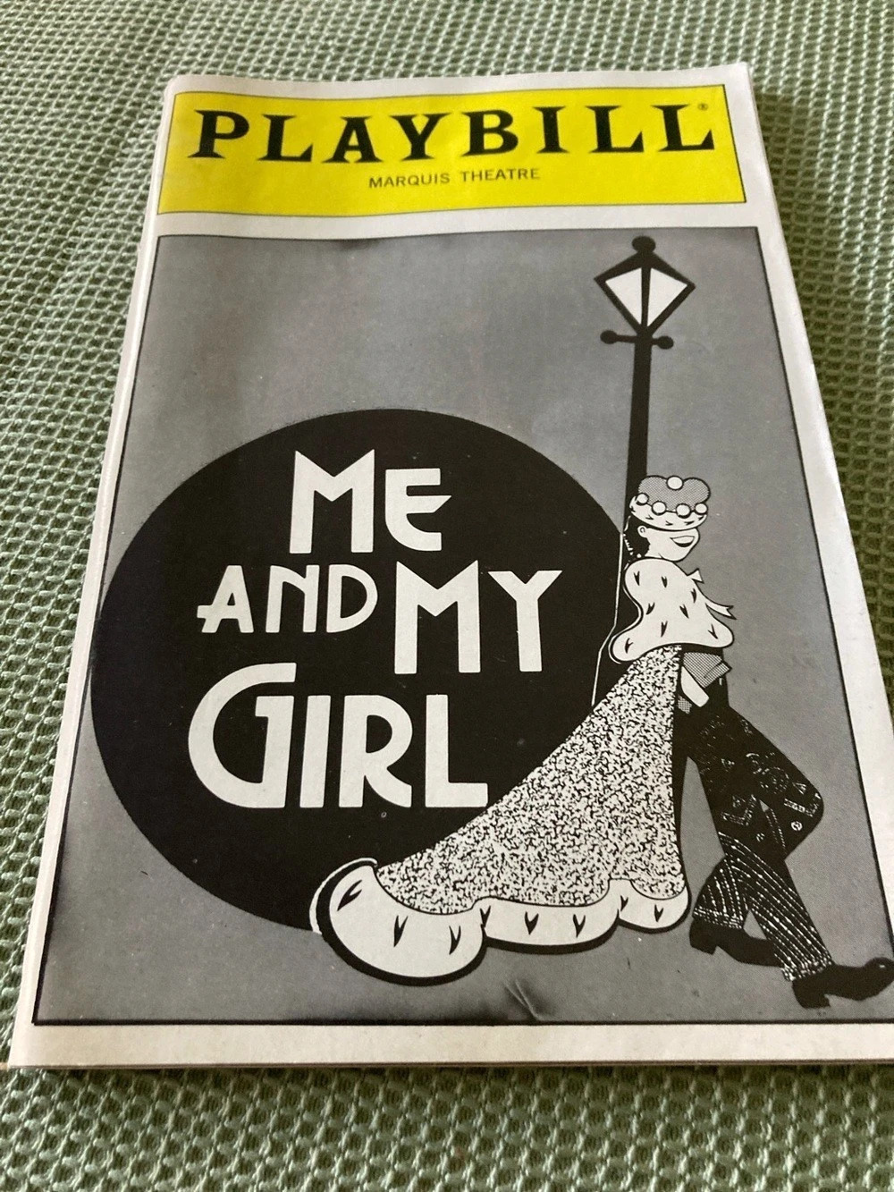 Vintage-Playbill Me and My Girl Marquis Theatre Playbill from October 1988